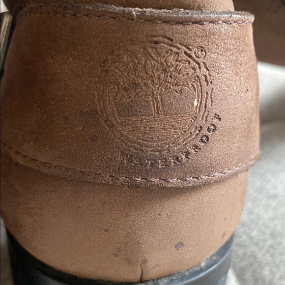 Timberland Lexiss Tall Nubuck buckle harness brown Leather riding bootsSize 9.5 - Picture 15 of 16